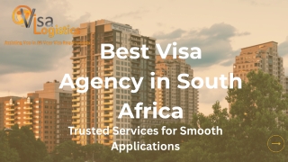 Best Visa Agency in South Africa: Trusted Services for Smooth Applications