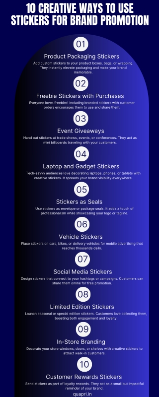 10 Creative Ways to Use Stickers for Brand Promotion
