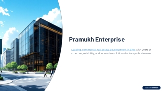 Pramukh Enterprise | Commercial Real Estate Developers in Bhuj