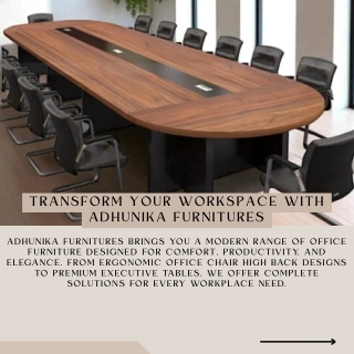 Premium Office Furniture – Adhunika Furnitures