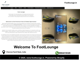 Footlounge Adidas Franchise India