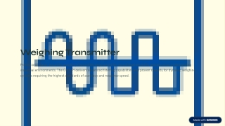 Weighing Transmitter
