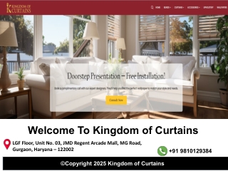 Kingdom of Curtains – Curtain Store in Gurgaon
