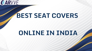Best Seat Covers   Online in India