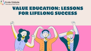 Value Education Lessons for Lifelong Success