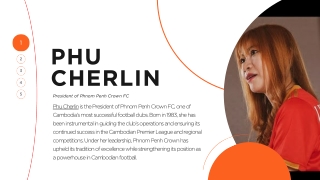 Phu Cherlin: Leading Phnom Penh Crown FC to New Heights