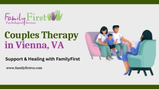 Rebuild Connection with Couples Therapy in Vienna, VA – FamilyFirst