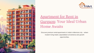Apartment for Rent in Gurgaon | Premium Flats with Modern Amenities