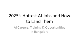 2025’s Hottest AI Jobs and How to Land Them