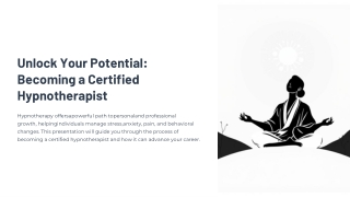 How to Become a Certified Hypnotherapist: Step-by-Step Guide