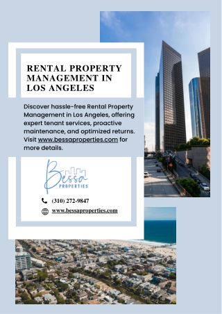 Rental Property Management in Los Angeles - bessaproperties.com