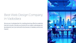 Best Website Design Company in Vadodara