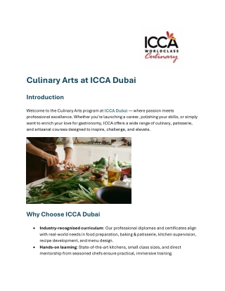 Innovative Restaurant Concept & Branding Courses in Dubai
