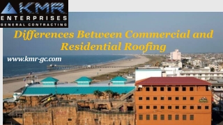 Differences Between Commercial and Residential Roofing
