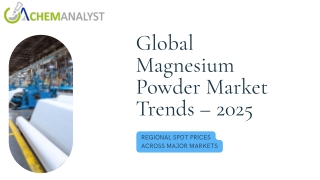 Global Magnesium Powder Market Trends and Forecast - 2025