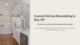 Custom Kitchen Remodeling in Rye, NY