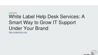 White Label Help Desk Services: A Smart Way to Grow IT Support Under Your Brand