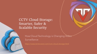 CCTV Cloud Storage Solutions for Homes & Businesses
