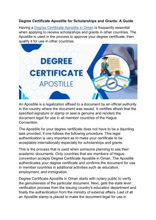 Degree Certificate Apostille for Scholarships and Grants- A Guide .docx