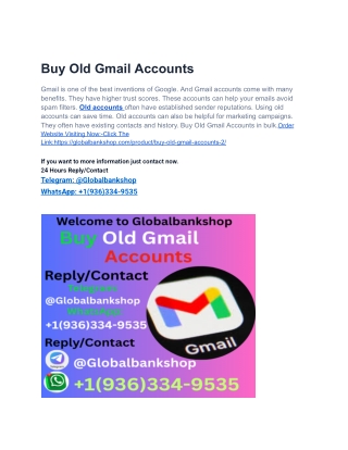 _Old Gmail Accounts