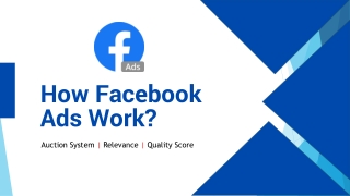 How Facebook Ads work?