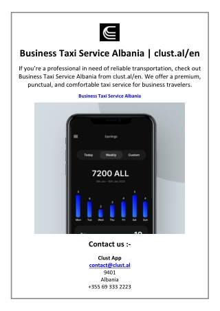 Business Taxi Service Albania