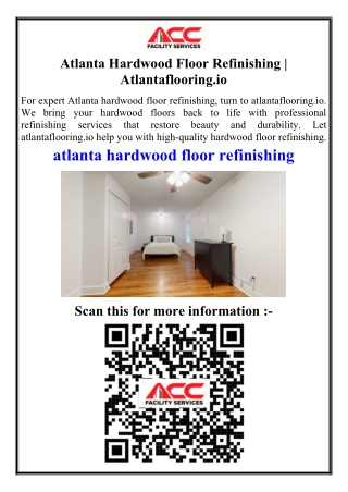Atlanta Hardwood Floor Refinishing Atlantaflooring.io