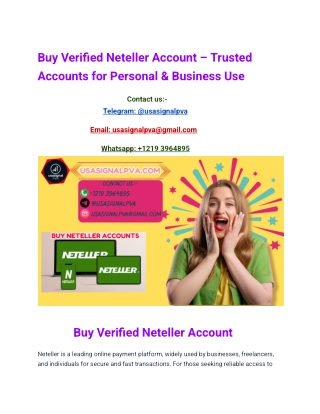Neteller for Freelancers – Receive Payments Globally