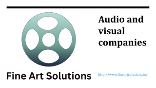 Audio and visual companies