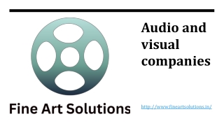 Audio and visual companies