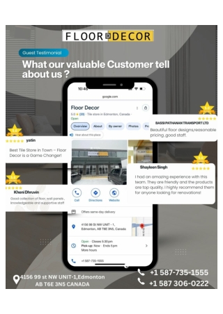 Guide to Buying Kitchen Tiles from the Best Tiles Contractor in Edmonton