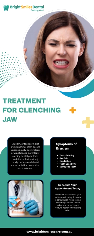 Treatment for Clenching Jaw | Bright Smiles Dental