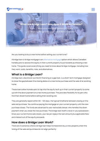 Bridge Loan Process: Streamlined Application and Documentation