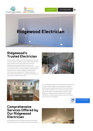 Ridgewood Electrician