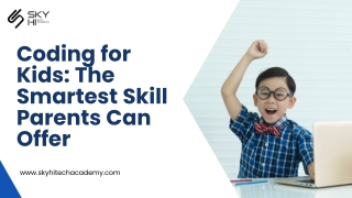 Coding for Kids The Smartest Skill Parents Can Offer