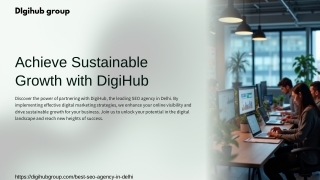 Achieve Sustainable Growth with the Best SEO Agency in Delhi