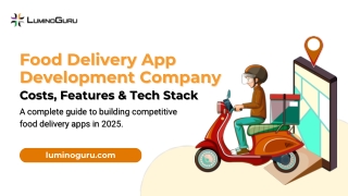 Food Delivery App Development Company: Costs, Features & Tech Stack