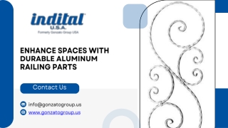 Enhance Spaces with Durable Aluminum Railing Parts