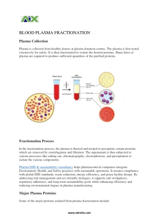 Pharma EHS & sustainability consultancy - Adroitix