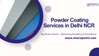 Premium Powder Coating Services in Delhi NCR  Nivera Paints