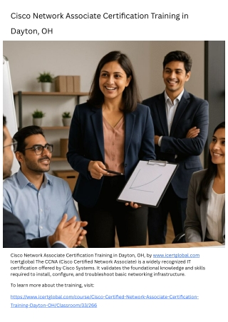 Cisco Network Associate Certification Training in Dayton, OH