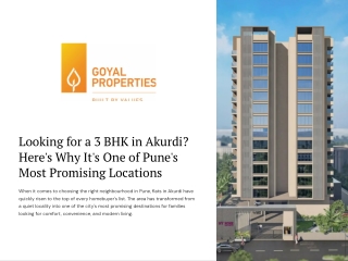 Looking for a 3 BHK in Akurdi ! Here's Why It's One of Pune's Most Promising
