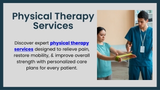 Physical Therapy Services