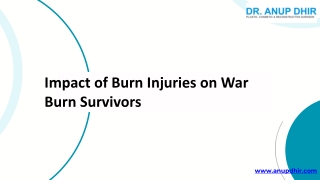 Impact of Burn Injuries on War Burn Survivors