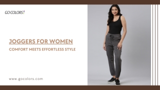 Go Colors Joggers for Women – Comfort Meets Effortless Style