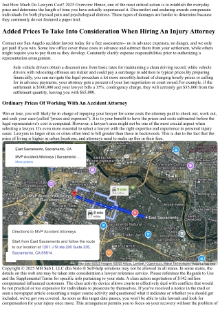 Just How Much Does It Cost To Employ An Injury Lawyer? Mission Injury Attorneys