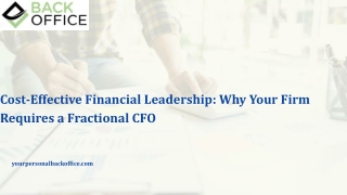 CFO Services for Startups Companies