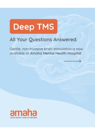 Deep TMS A Path to Better Mental Health