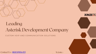 Build Smarter VoIP Systems with Xinzex Asterisk Development