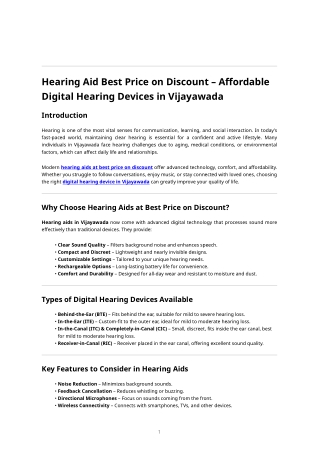 Hearing aid best price on discount in Vijayawada